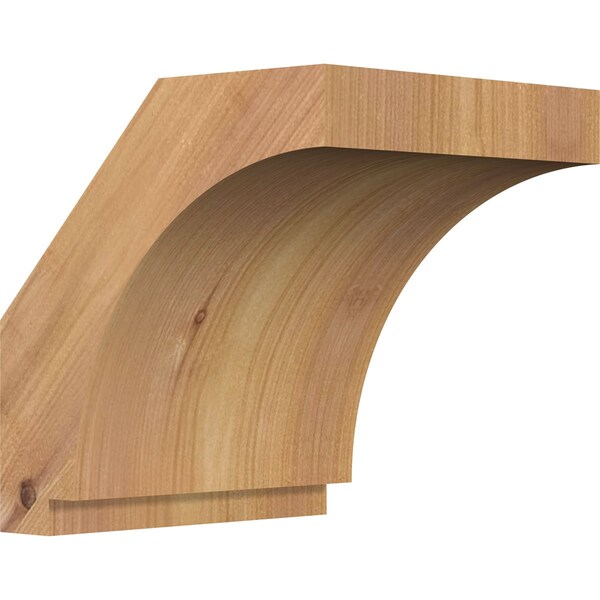 Ekena Millwork 5 1/2"W x 6"D x 6"H Imperial Smooth Knee Brace, Western Red Cedar BRC06X06X06IMP00SWR - main